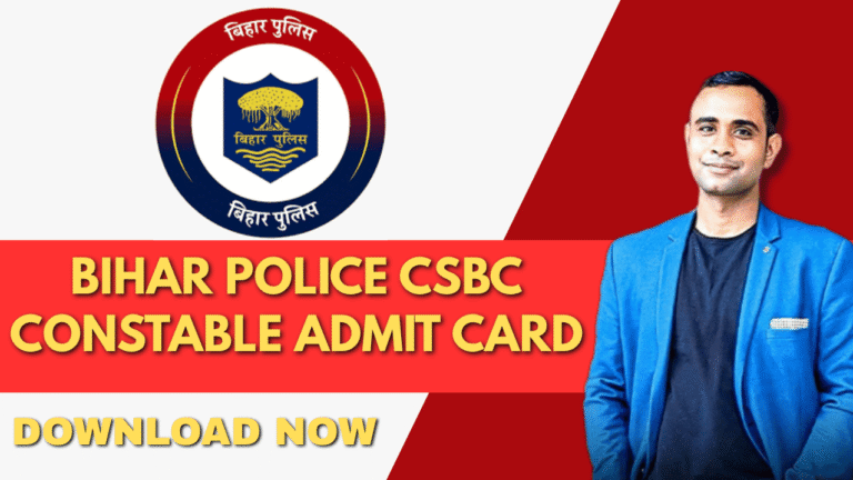 Download Bihar Police CSBC Constable Admit Card 2025