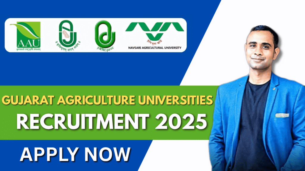 Gujarat Agriculture Universities Junior Clerk Recruitment 2025: Apply for 227 Posts