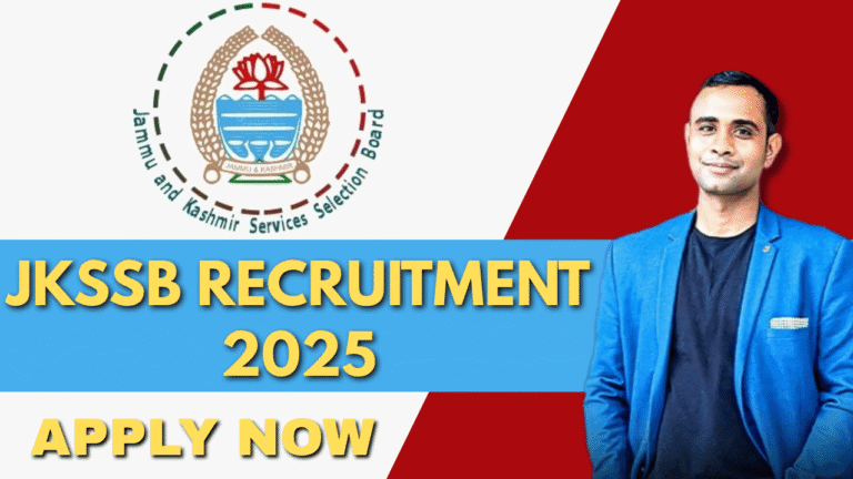 Apply for JKSSB Recruitment 2025