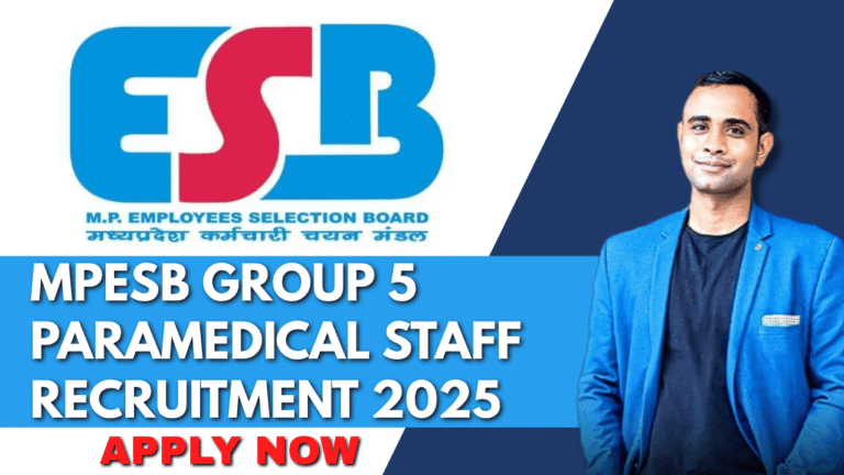 Apply for MPESB Group 5 Paramedical Staff Recruitment 2025