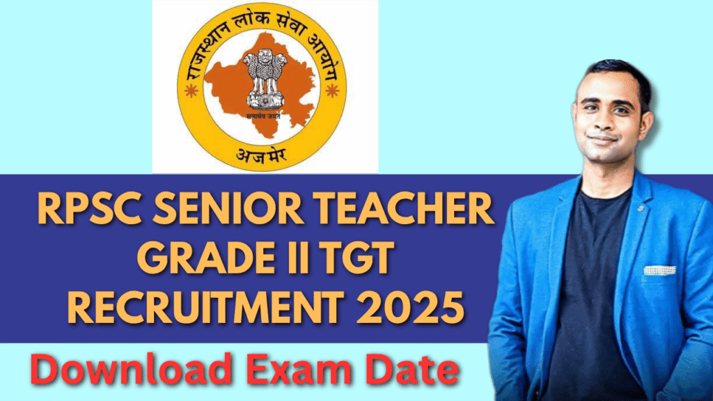 RPSC TGT 2025 Exam Dates Out