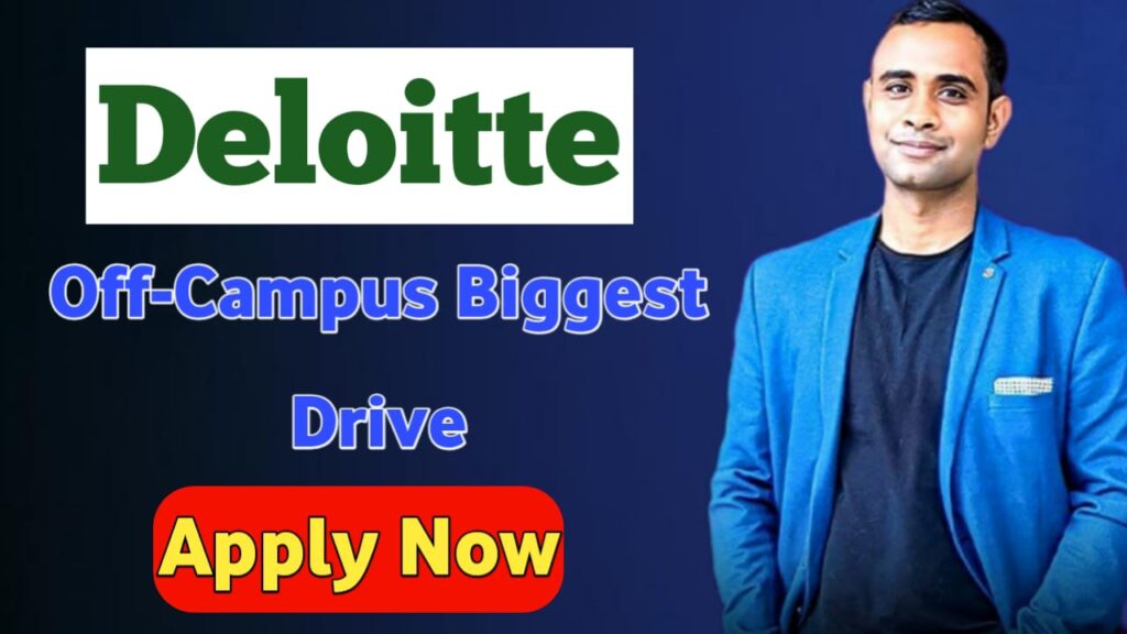 Deloitte Off-Campus Biggest Drive 2025 - Analyst - Learning Operations Role