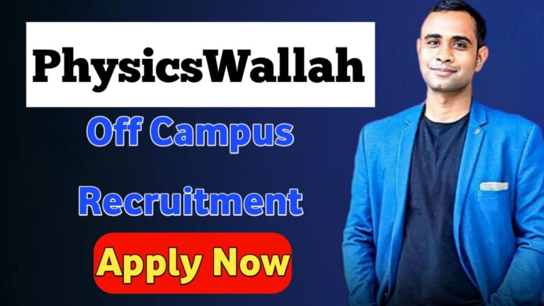 PhysicsWallah Off Campus Recruitment 2025