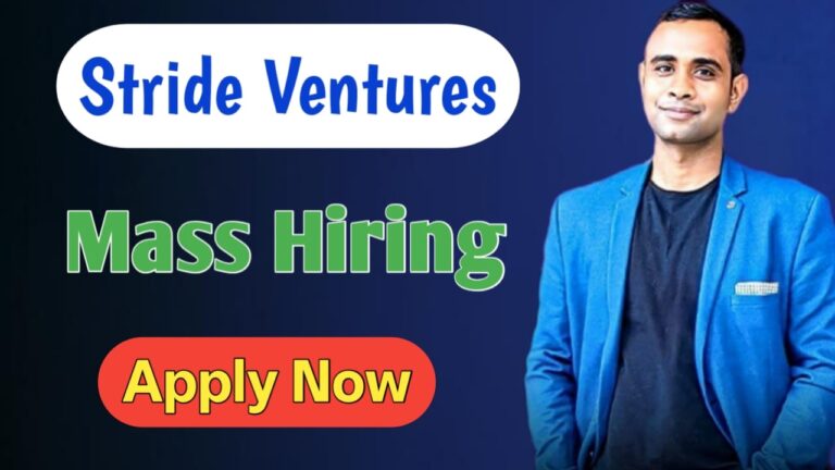 Stride Ventures Mass Hiring