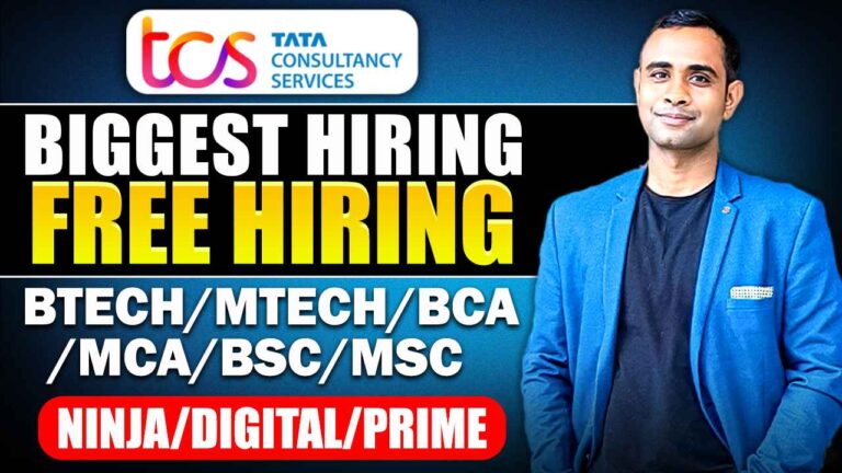 TCS Biggest Mass Hiring Drive