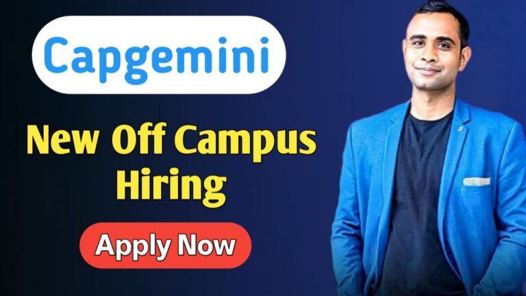 Capgemini Latest Hiring
