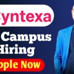Cyntexa Off Campus Hiring