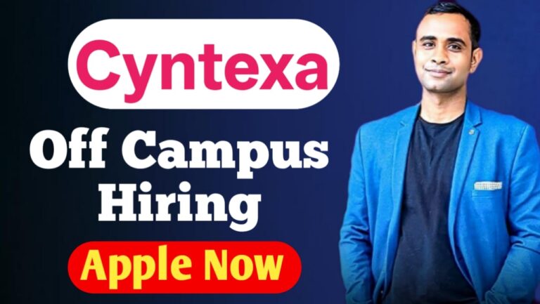 Cyntexa Off Campus Hiring