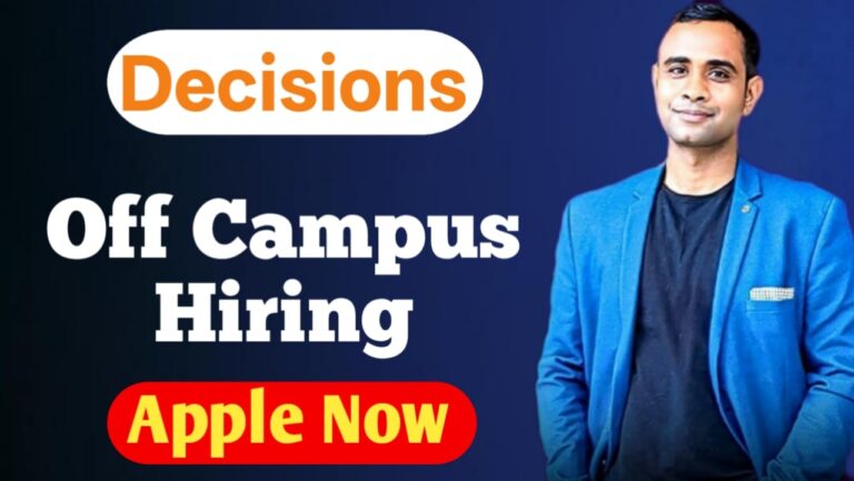 Decisions Off Campus Hiring