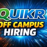 Quikr Off Campus Hiring
