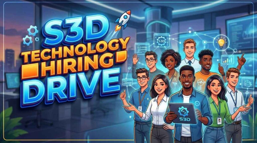 S3D Technology Hiring Drive