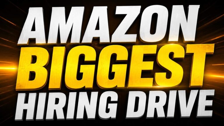 Amazon Biggest Hiring Drive