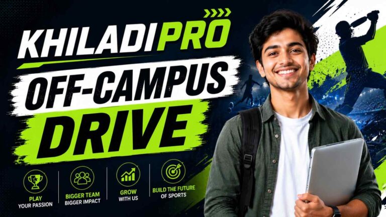 KhiladiPro Off-Campus Drive